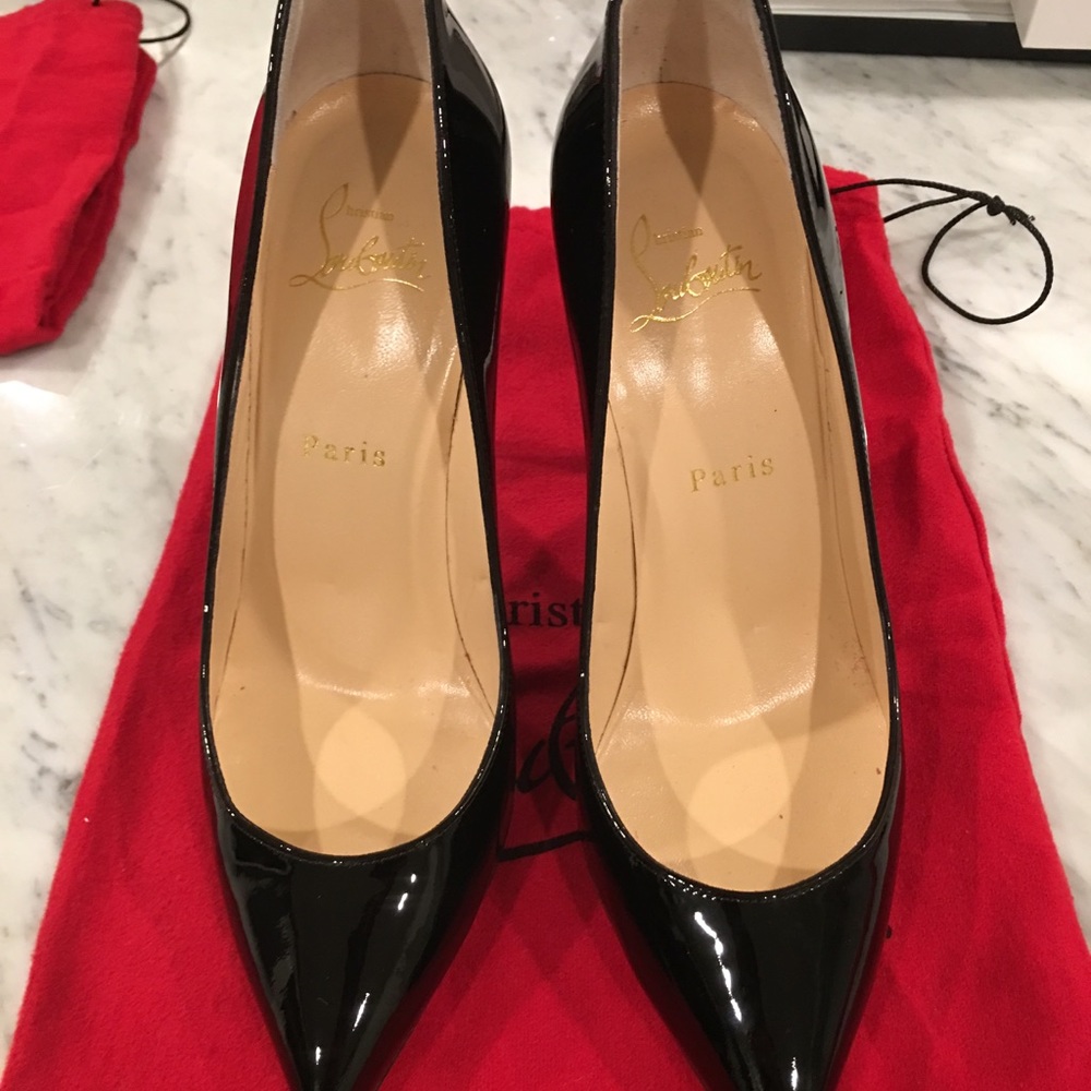 Christian Louboutin So kate 120mm Black patent